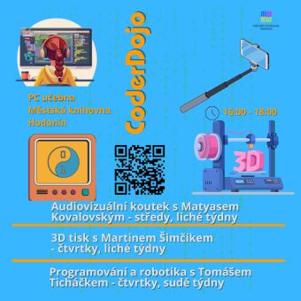 Máš 7-17 let a baví tě programování a práce s technologiemi? Přijď se podívat do našeho klubu CoderDojo. Scházíme se ve školním roce v naší počítačové učebně. Přihlašovat se můžete průběžně.